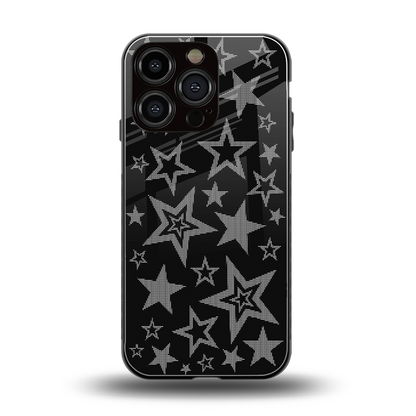 Stardust back phone cover | glass case for iphone 16 pro