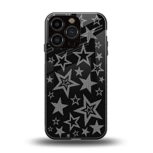 Stardust back phone cover | glass case for iphone 16 pro