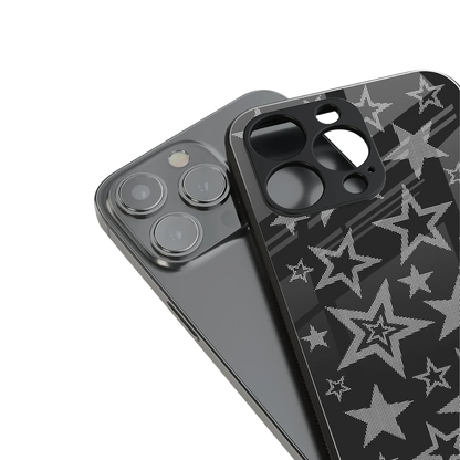 Stardust stylish phone case for iphone 15 pro | glossy glass and slim fit