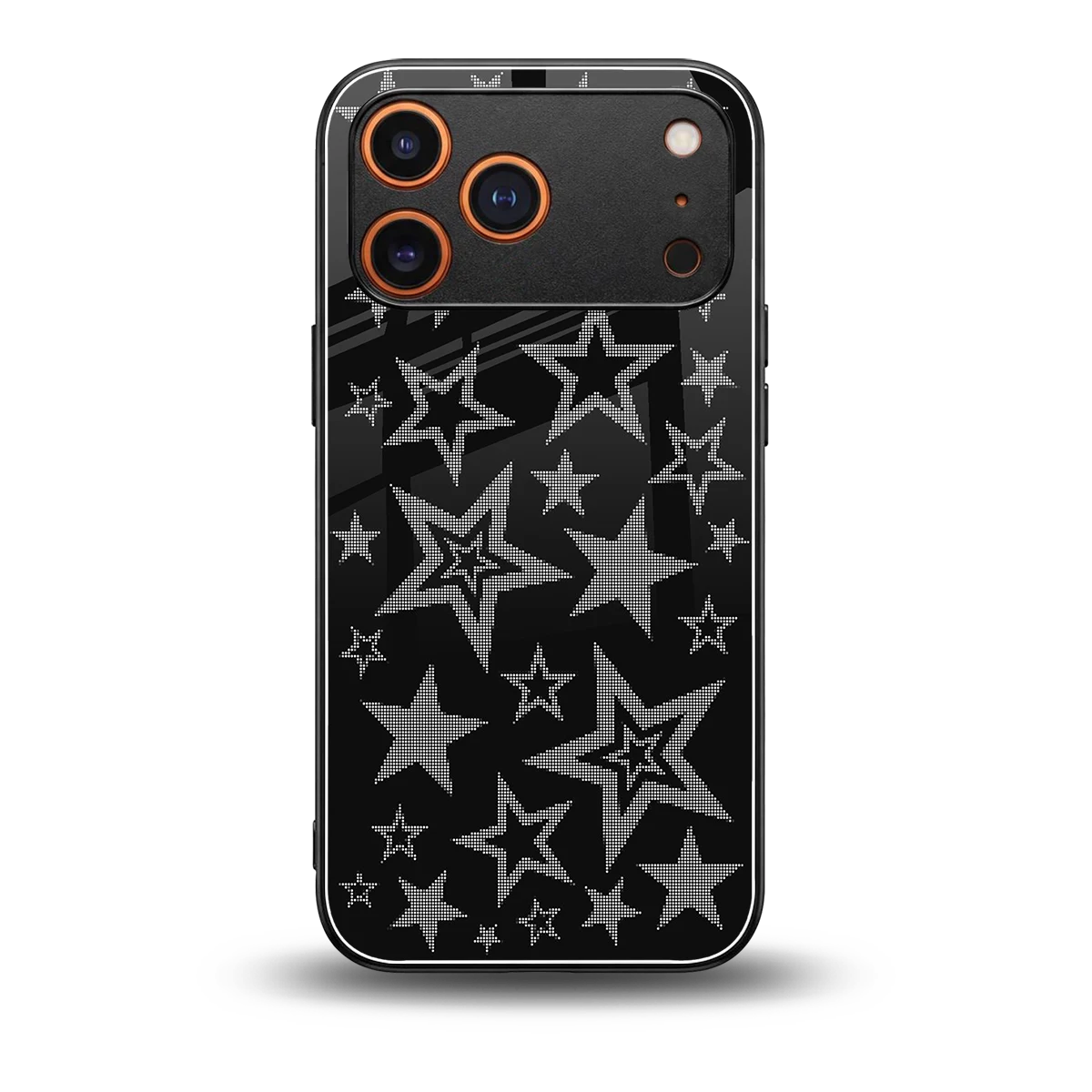 Stardust back phone cover | glass case for iphone 17 pro