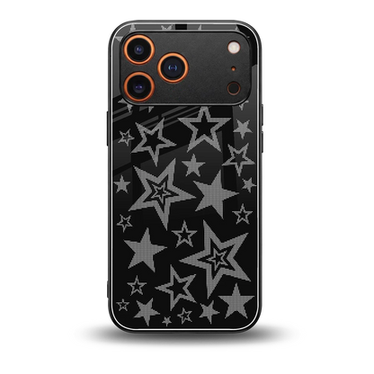 Stardust back phone cover | glass case for iphone 17 pro