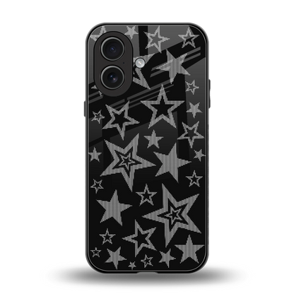 Stardust back phone cover | glass case for iphone 17
