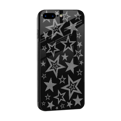 Stardust sleek iphone 8 plus cover with tempered glass back and TPU edges