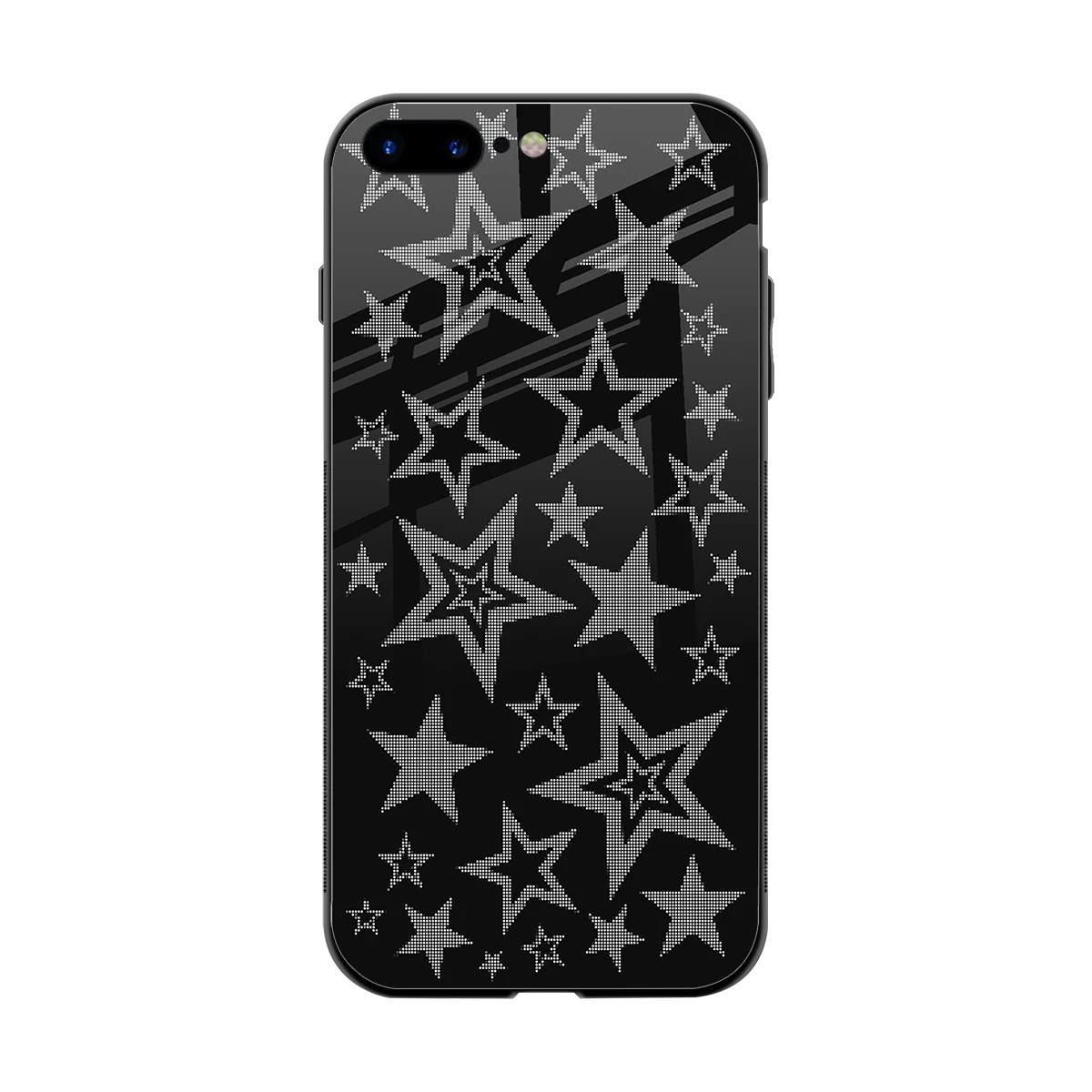 Stardust back phone cover | glass case for iphone 8 plus