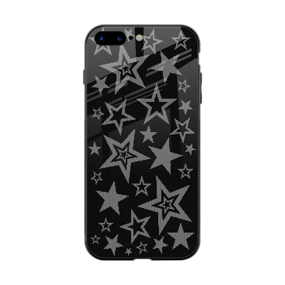 Stardust back phone cover | glass case for iphone 8 plus