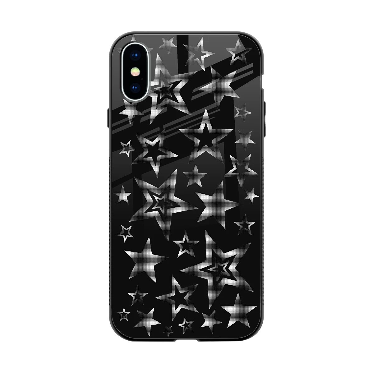Stardust back phone cover | glass case for iphone xs