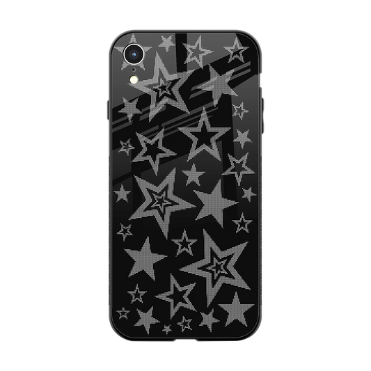 Stardust back phone cover | glass case for iphone xr