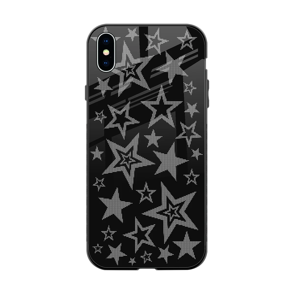 Stardust back phone cover | glass case for iphone xs max
