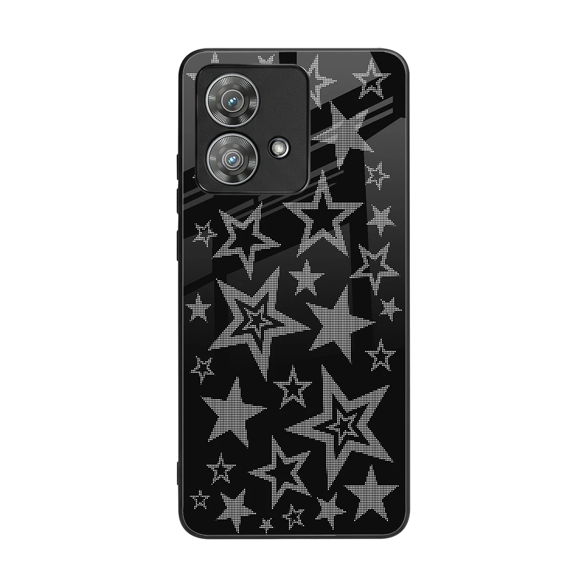 Stardust back phone cover | glass case for motorola edge 40 neo 5g