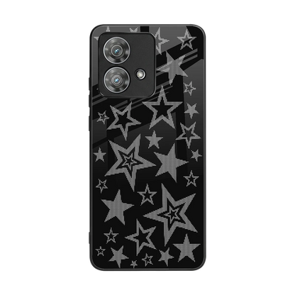Stardust back phone cover | glass case for motorola edge 40 neo 5g
