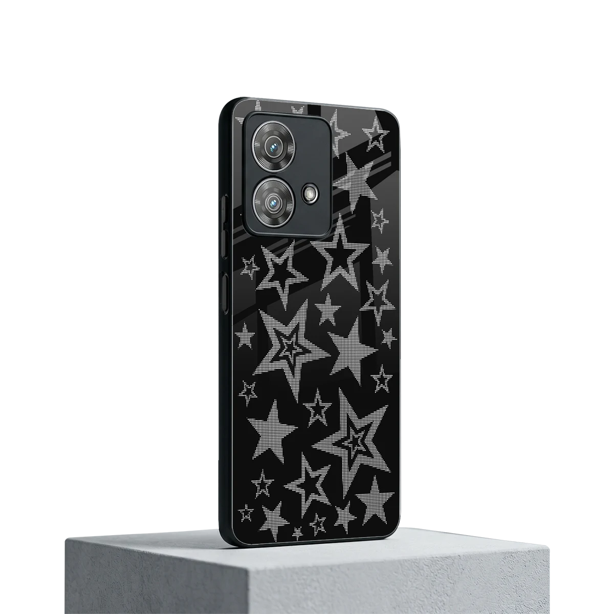 Stardust motorola edge 40 neo 5g mobile cover | shockproof glass phone case