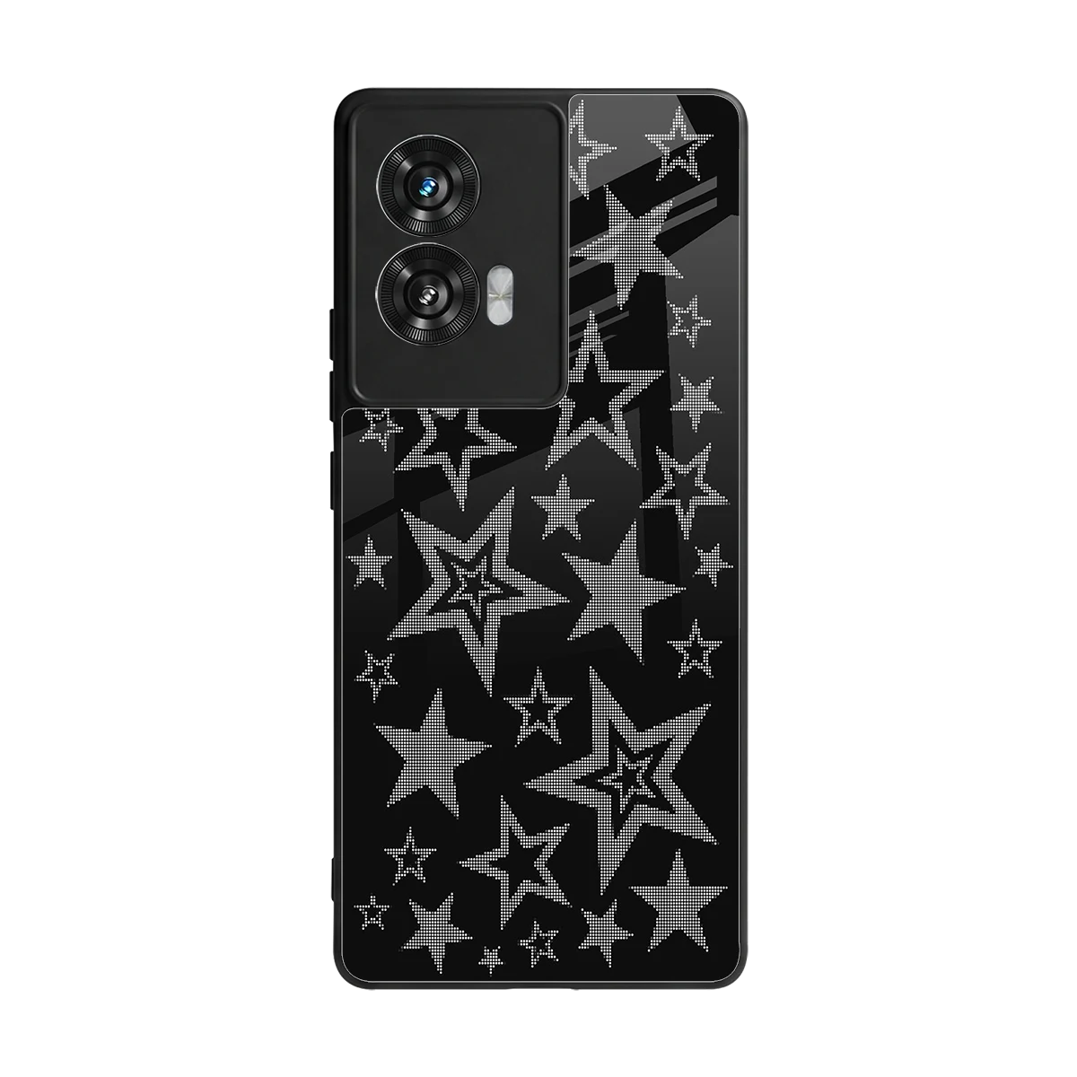 Stardust back phone cover | glass case for motorola edge 50 fusion