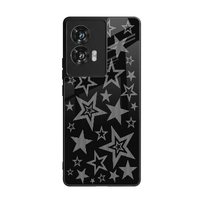 Stardust back phone cover | glass case for motorola edge 50 fusion