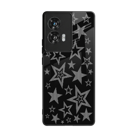 Stardust back phone cover | glass case for motorola edge 50 fusion