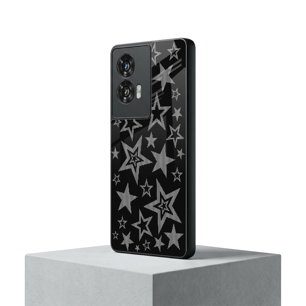 Stardust motorola edge 50 fusion mobile cover | shockproof glass phone case