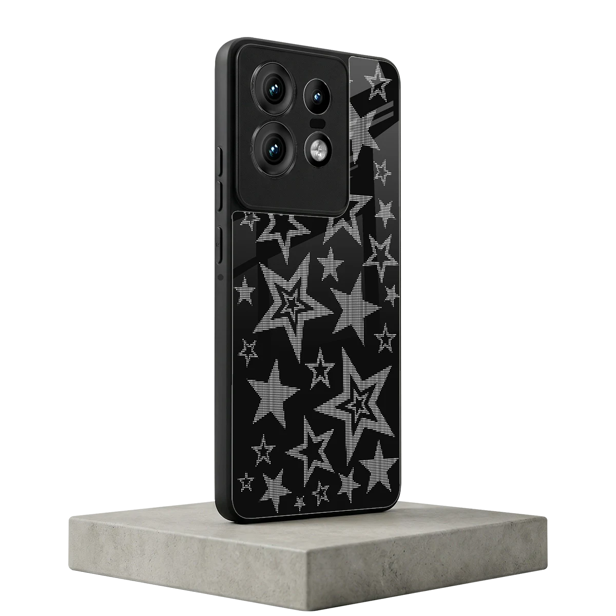 Stardust motorola edge 50 pro mobile cover | shockproof glass phone case