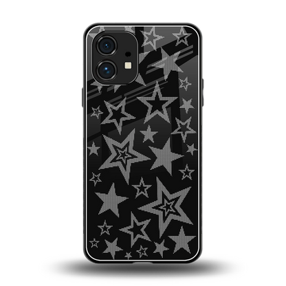 Stardust back phone cover | glass case for nothing phone 1