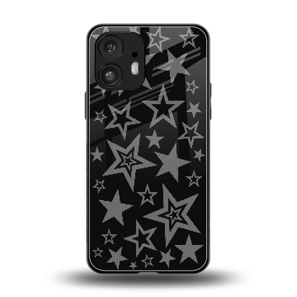 Stardust back phone cover | glass case for nothing phone 2