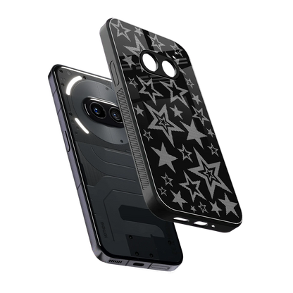 Stardust sleek nothing phone 2a cover with tempered glass back and TPU edges