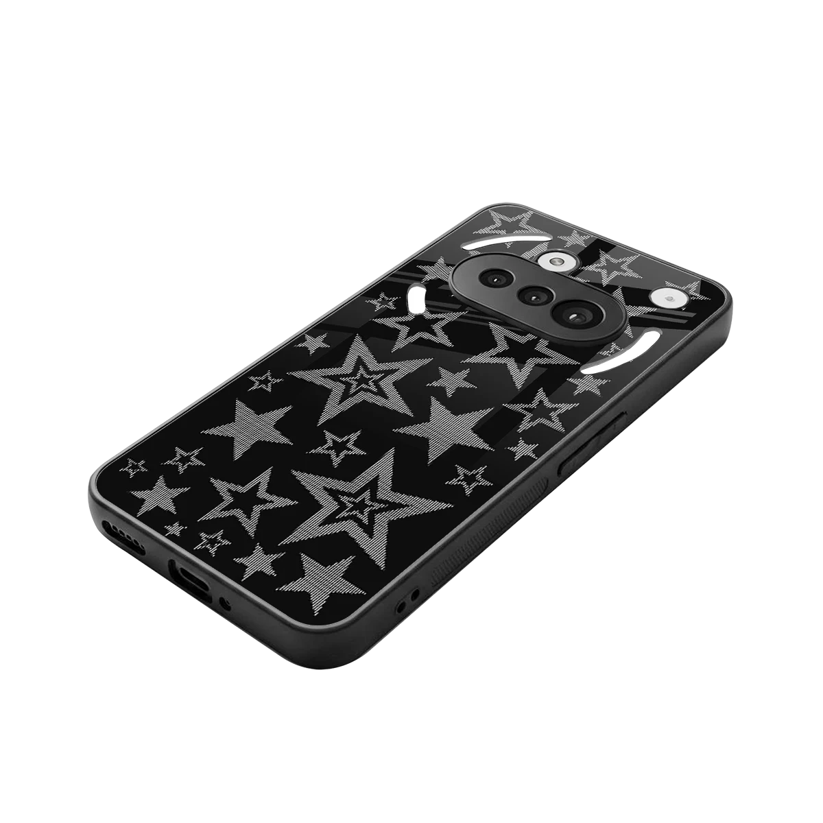 Stardust stylish phone case for nothing phone 3a | glossy glass and slim fit