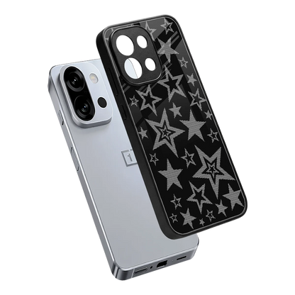 Stardust sleek oneplus 13s cover with tempered glass back and TPU edges