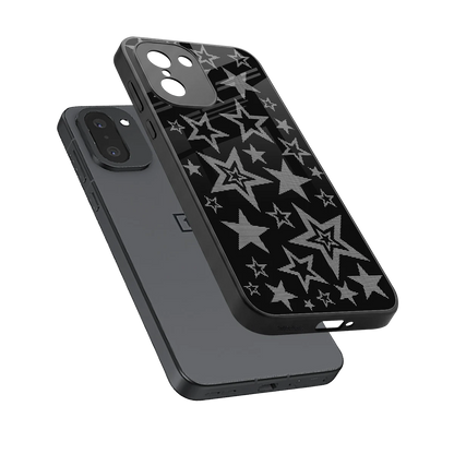 Stardust sleek oneplus 15r cover with tempered glass back and TPU edges