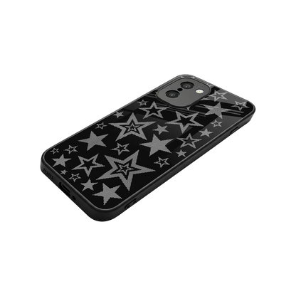 Stardust stylish phone case for oneplus 15r | glossy glass and slim fit