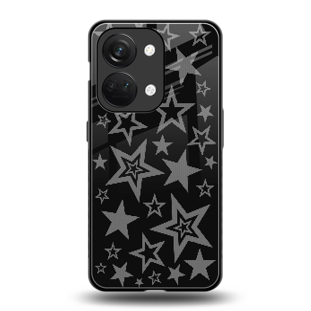 Stardust back phone cover | glass case for oneplus nord 3