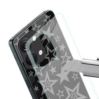 Stardust stylish phone case for oneplus nord 3 | glossy glass and slim fit