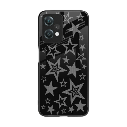 Stardust back phone cover | glass case for oneplus nord ce 2 lite