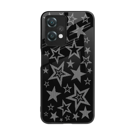 Stardust back phone cover | glass case for oneplus nord ce 2 lite