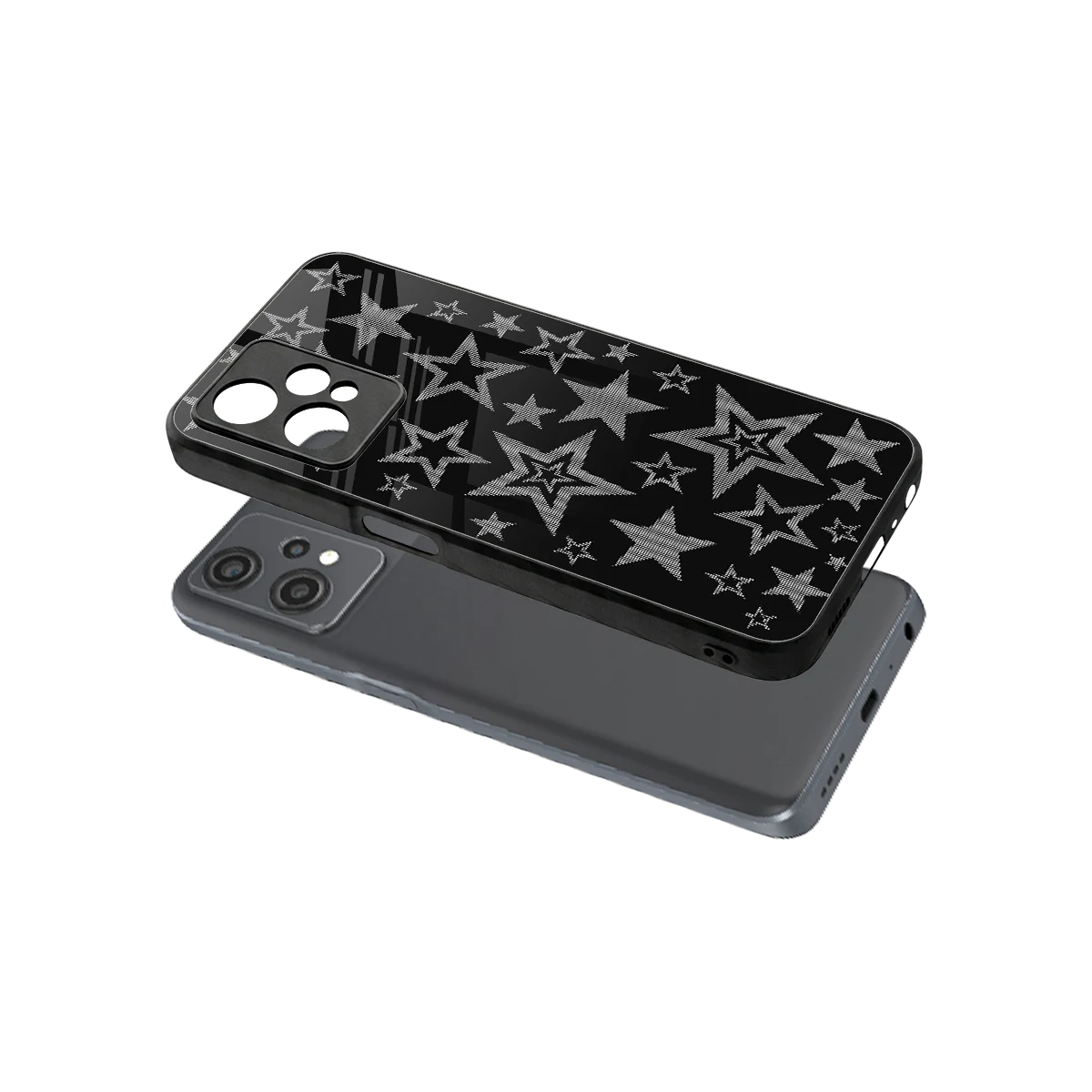 Stardust sleek oneplus nord ce 2 lite cover with tempered glass back and TPU edges