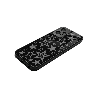 Stardust stylish phone case for oneplus nord ce 2 lite | glossy glass and slim fit