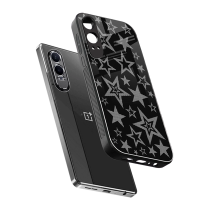 Stardust sleek oneplus nord ce 4 lite cover with tempered glass back and TPU edges