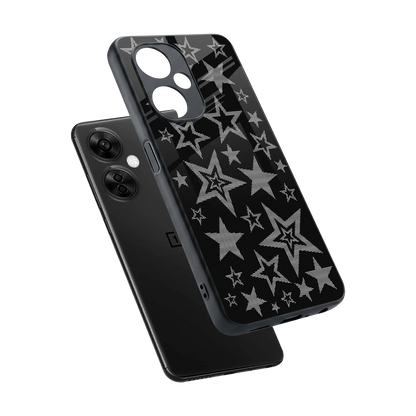Stardust sleek oneplus nord ce 3 lite cover with tempered glass back and TPU edges