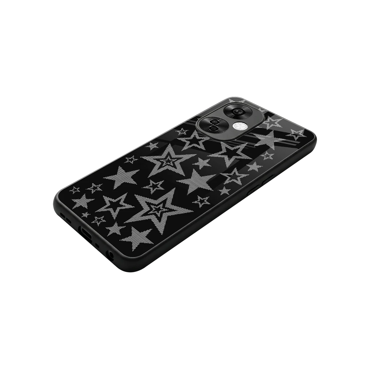 Stardust stylish phone case for oneplus nord ce 3 lite | glossy glass and slim fit