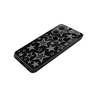 Stardust stylish phone case for oppo a5x 5g | glossy glass and slim fit