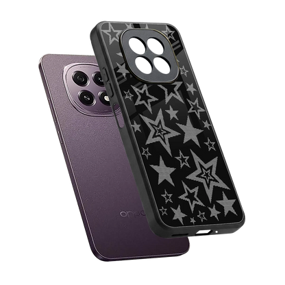 Stardust sleek oppo f29 5g cover with tempered glass back and TPU edges