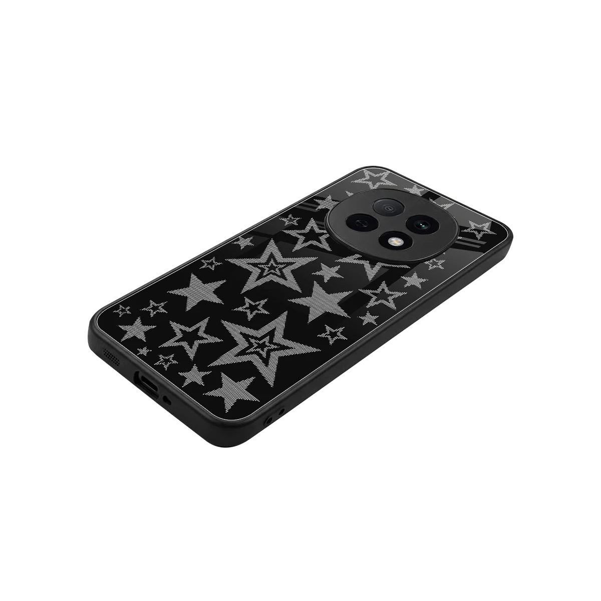 Stardust stylish phone case for oppo f29 pro 5g | glossy glass and slim fit