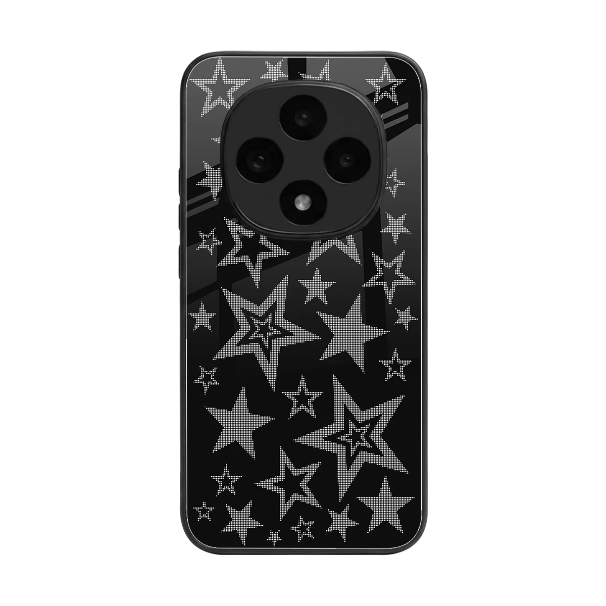 Stardust back phone cover | glass case for oppo f31 pro 5g