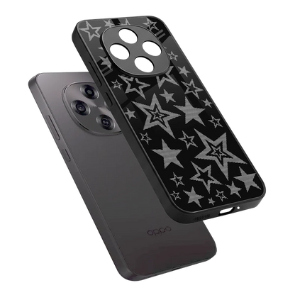 Stardust sleek oppo f31 pro 5g cover with tempered glass back and TPU edges