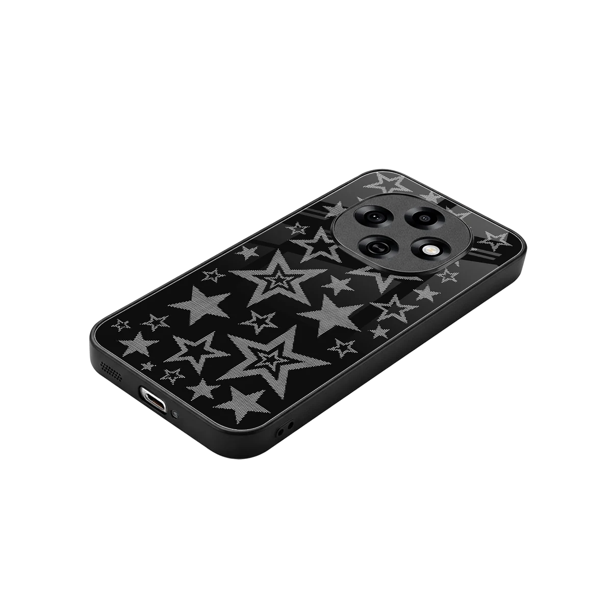 Stardust stylish phone case for oppo f31 pro 5g | glossy glass and slim fit