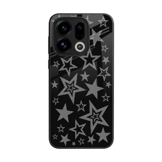 Stardust back phone cover | glass case for oppo find x9