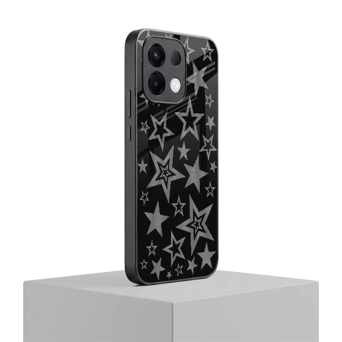 Stardust oppo k13 5g mobile cover | shockproof glass phone case