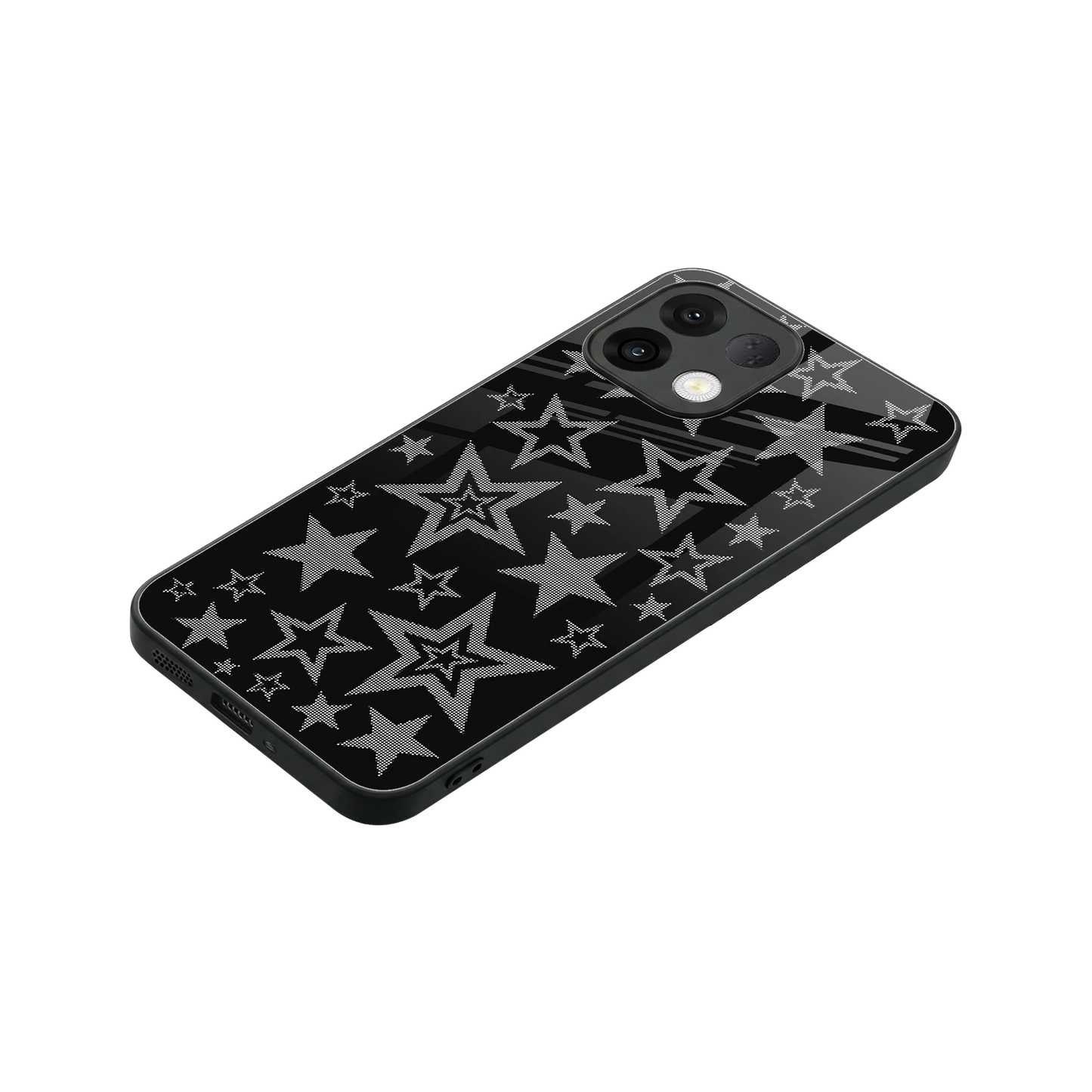 Stardust stylish phone case for oppo k13 5g | glossy glass and slim fit
