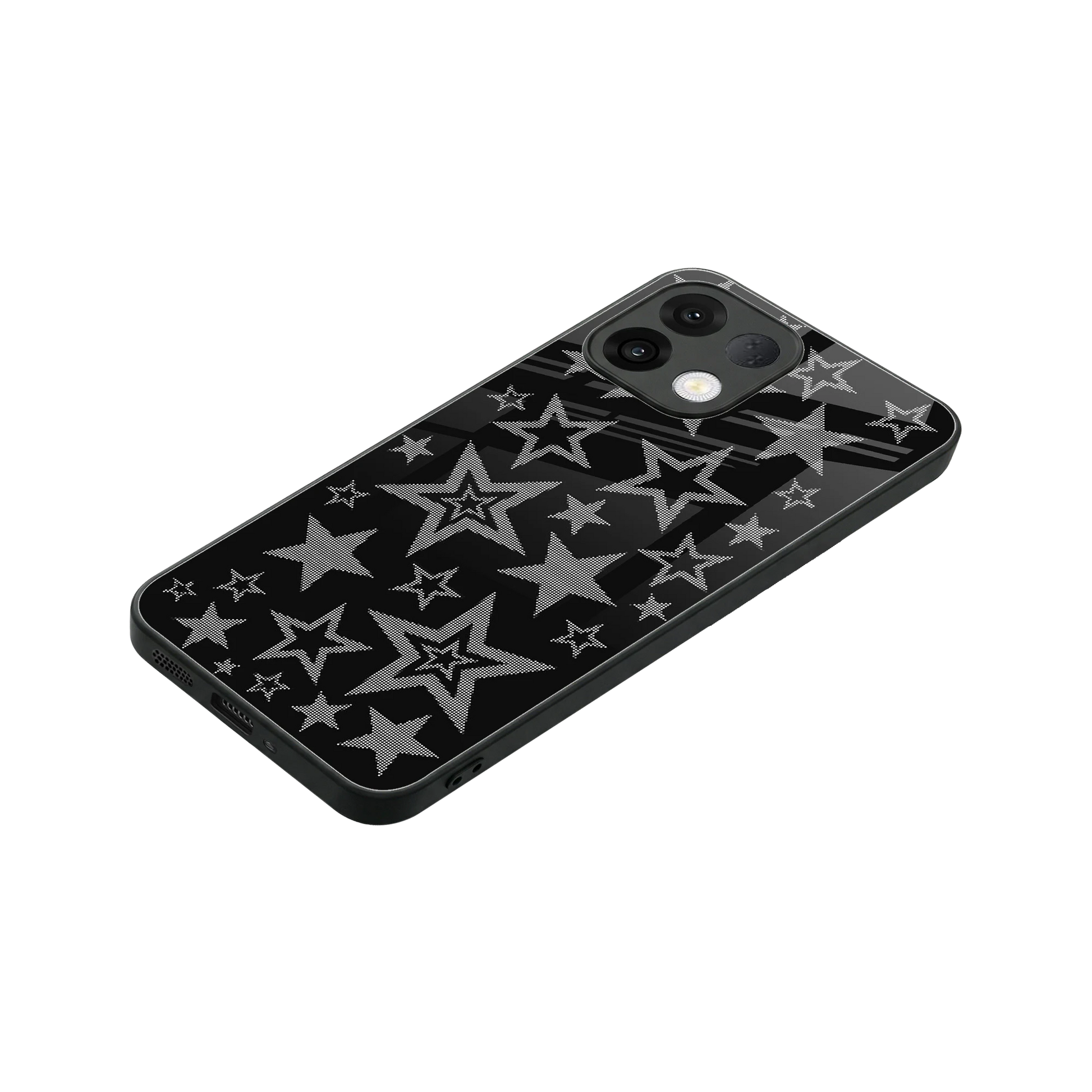 Stardust stylish phone case for oppo k13 5g | glossy glass and slim fit