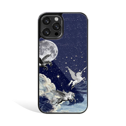 Premium Glass Back Mobile Phone Cover for iPhone, Samsung, OnePlus, Google Pixel, Redmi, Oppo, Vivo & Realme
