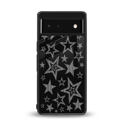 Stardust back phone cover | glass case for google pixel 6a