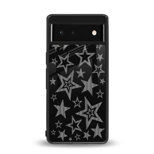 Stardust back phone cover | glass case for google pixel 6a