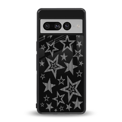 Stardust back phone cover | glass case for google pixel 7 pro